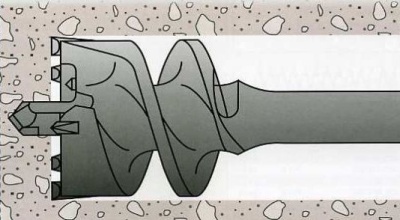 Проломной бур SDS MAX 68x320мм по бетону